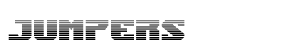 Jumpers font preview