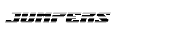 Jumpers font preview