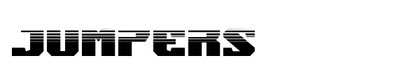 Jumpers font preview