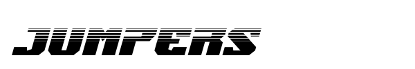 Jumpers font preview