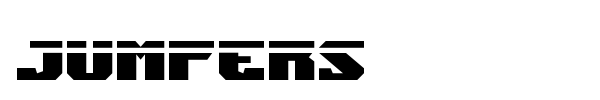 Jumpers font preview