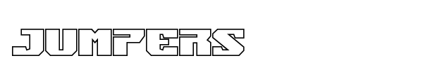 Jumpers font preview