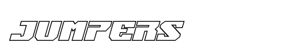 Jumpers font preview
