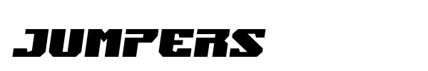 Jumpers font preview
