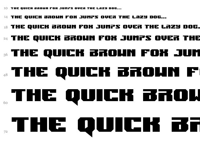 Jumpers font waterfall