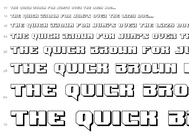Jumpers font waterfall