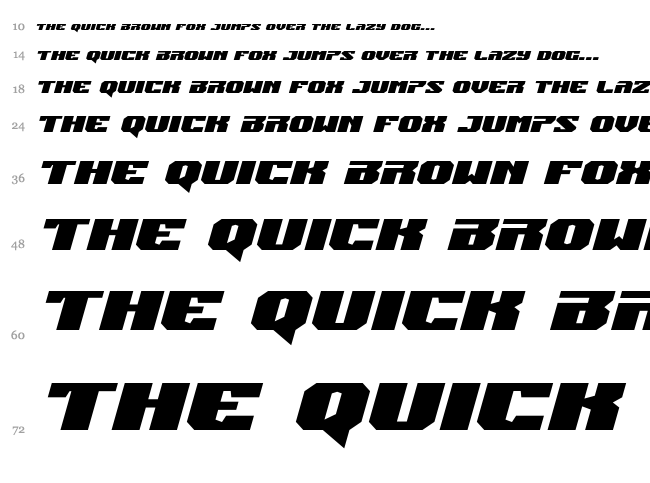 Jumpers font waterfall