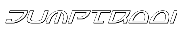Jumptroops font preview