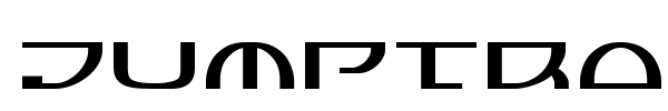 Jumptroops font preview