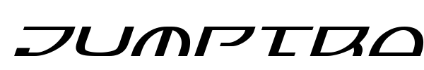 Jumptroops font preview