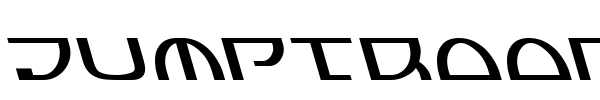 Jumptroops font preview