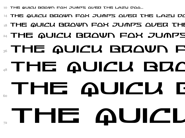 Jumptroops font waterfall