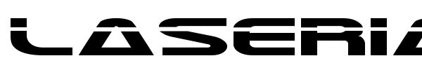 Laserian font