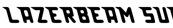 Lazerbeam Surprise font
