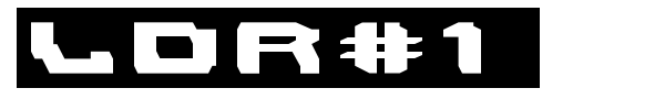 LDR#1 font