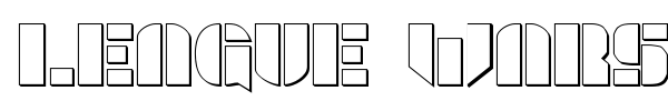 League Wars font preview
