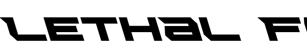 Lethal Force font