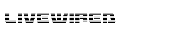 Livewired font preview