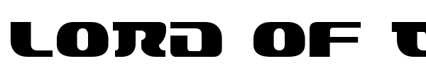 Lord of the Sith font