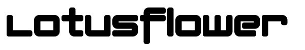 Lotusflower font
