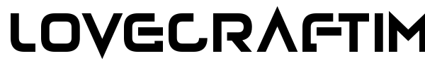 Lovecraftimus font