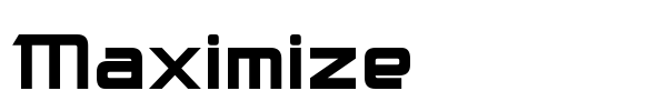Maximize font
