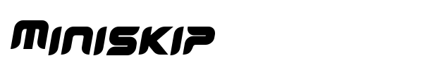 Miniskip font