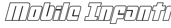 Mobile Infantry font