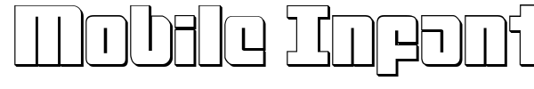 Mobile Infantry font preview