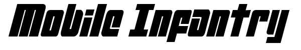 Mobile Infantry font preview