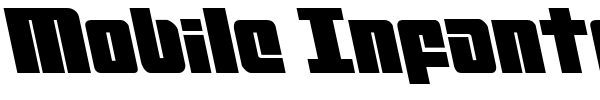 Mobile Infantry font preview