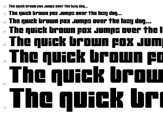 Mobile Infantry font waterfall