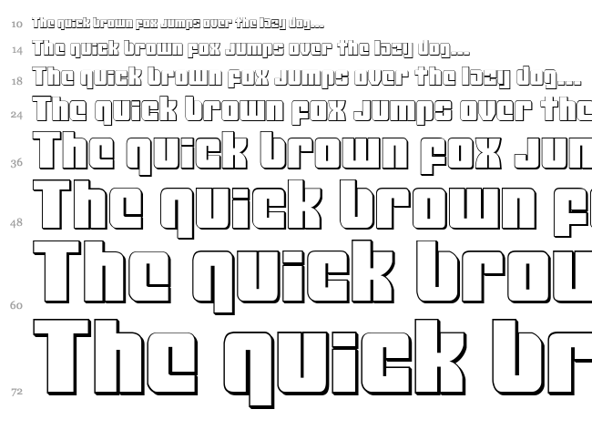 Mobile Infantry font waterfall