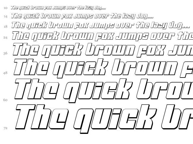 Mobile Infantry font waterfall