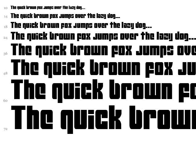 Mobile Infantry font waterfall