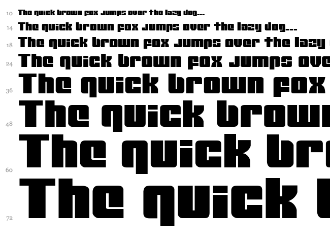 Mobile Infantry font waterfall