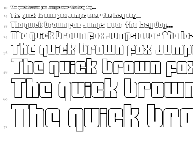 Mobile Infantry font waterfall