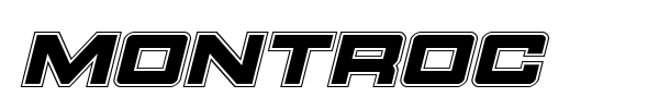Montroc font preview