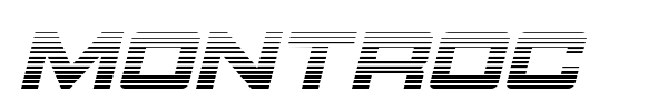 Montroc font preview