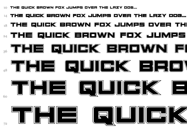 Montroc font waterfall