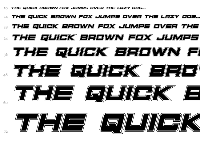 Montroc font waterfall