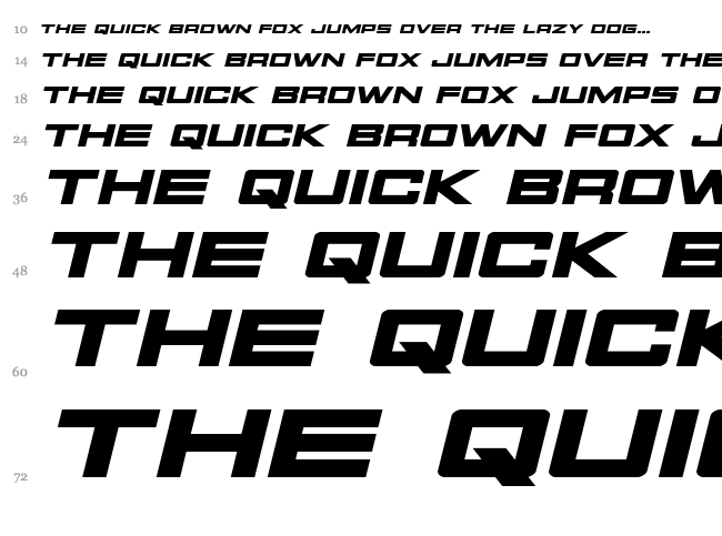 Montroc font waterfall