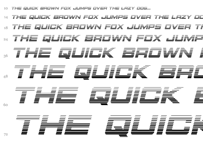 Montroc font waterfall
