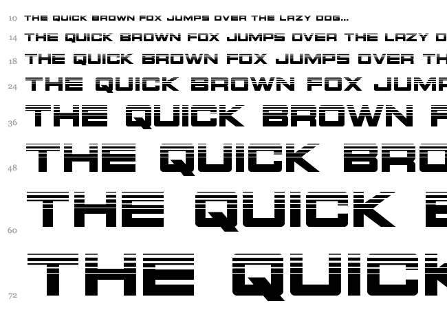 Montroc font waterfall
