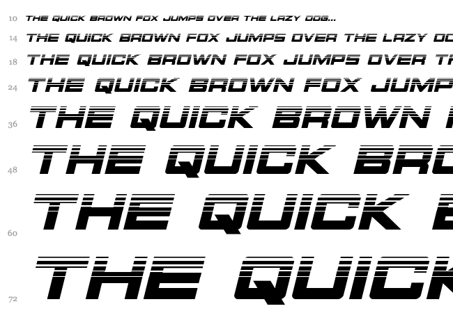 Montroc font waterfall