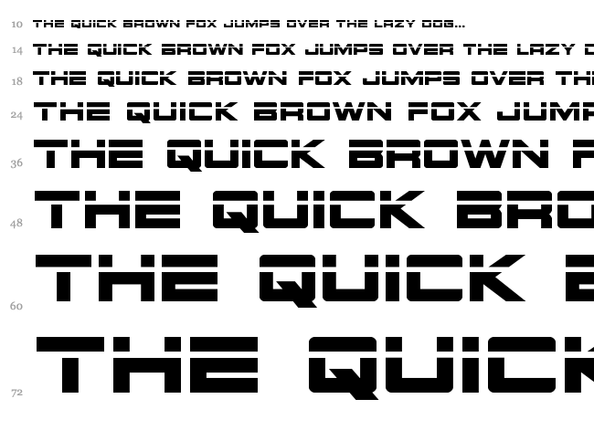 Montroc font waterfall