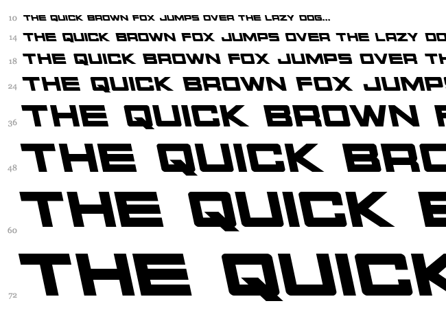 Montroc font waterfall