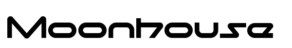 Moonhouse font
