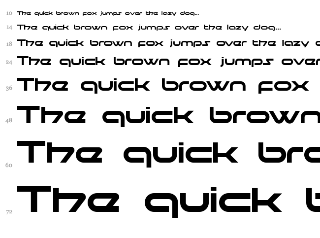 Moonhouse font waterfall