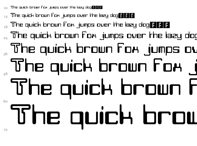 Moon Monkey font waterfall